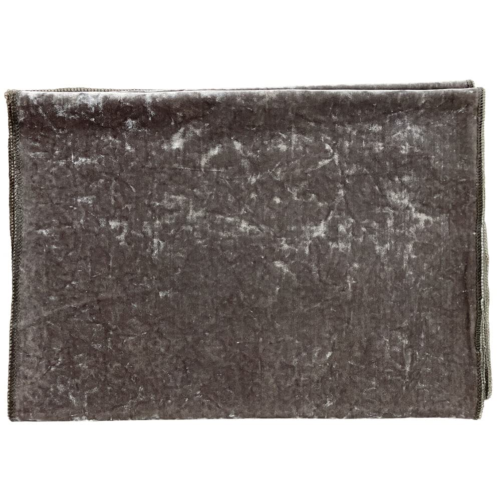 

Kimono Obiage Crushed Velvet Obi Retro Modern Japanese Clothing Kimono Coming of Age Ceremony Furisode Graduation Ceremony Hakama [Kyoto Yuzen] (Gray) сірий колір