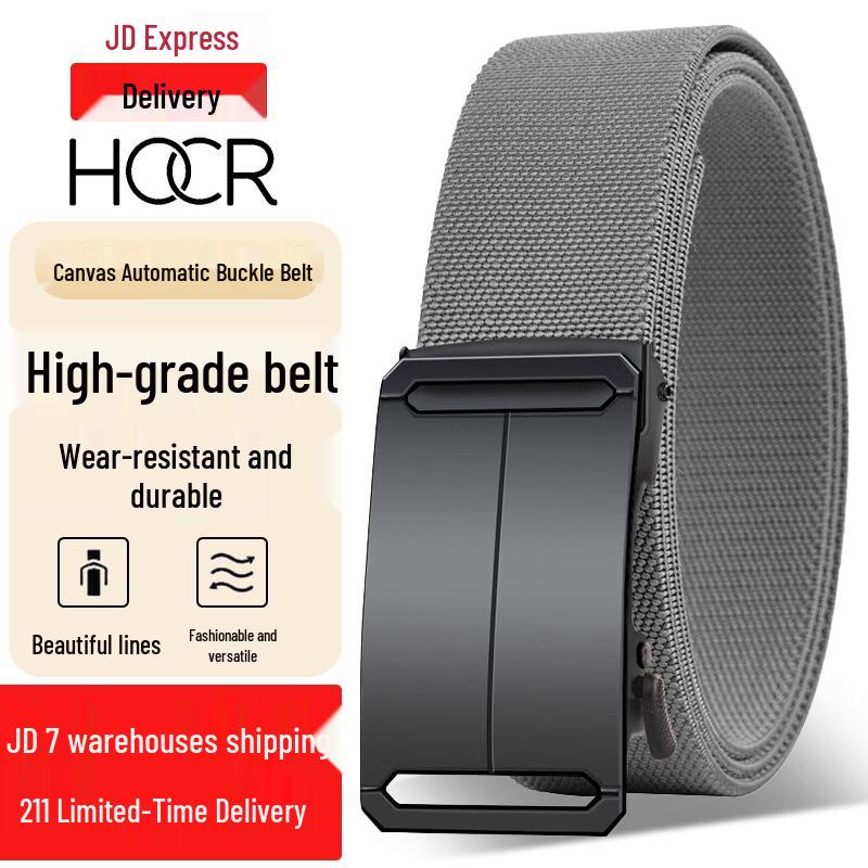 HOCR Men's Elastic Woven Canvas Belt