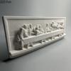 The Last Supper Stereoscopic Printmaking Figures Relief Plaster Statue Desk Decoration Characters Sculpture Room Aesthetic Decor