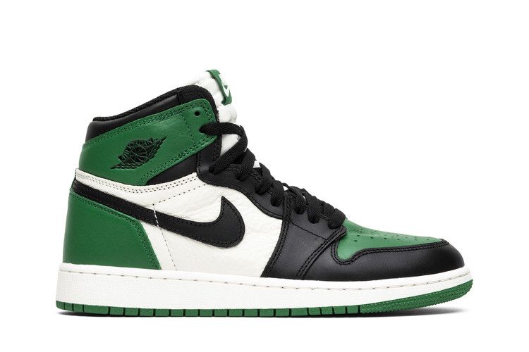 Kids' Sneakers Jordan 1 Retro High Pine Green (GS) Pine Green/Sail-Black