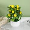 Artificial Plant Decoration With Plastic Craft For Home Office Decor