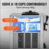 Commercial Soft Serve Ice Cream Machine Maker 18-28 L/H Yield 3-Flavor