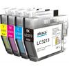 Compatible Ink Cartridges - EDILIQ - LC 3211 - Set of 4 - Black, Cyan, Magenta, Yellow - 400 Pages