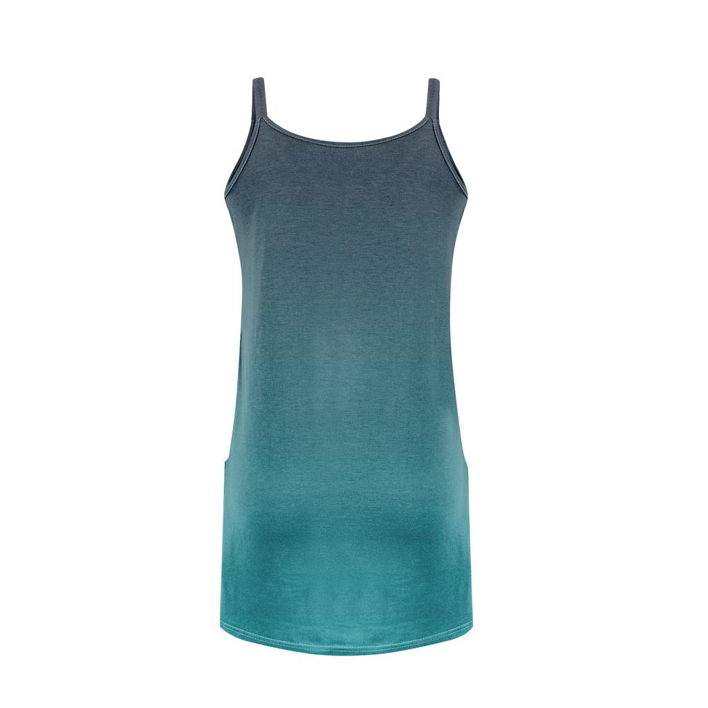 Women's Summer Casual Straps Sundress With Pockets Short Beach Vacation Tank Dresses