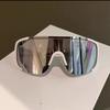 New Y2K Style Cycling Sunglasses Windproof Glasses for Men Women Retro-Reflective Sheeting Lens Road Riding Sport Glasses
