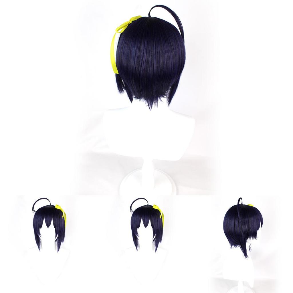 Love Chunibyo Other Delusions Takanashi Rikka 30cm Purple Cosplay Wig