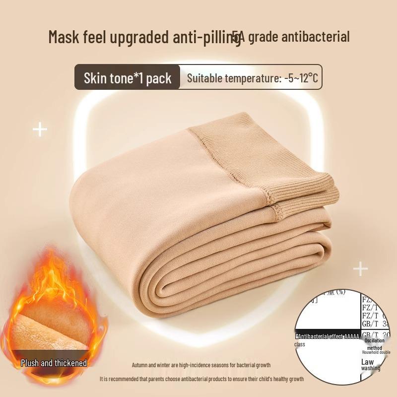 

Дівчачі товсті вельветові танцювальні легінси та колготки - Осінньо-зимові білі колготки L (Height 122-145CM)