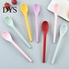 Spoon Soup Bent Head Long Handle Silicone Multi-purpose Ice Cream Scoop Portable Dessert Daily Use