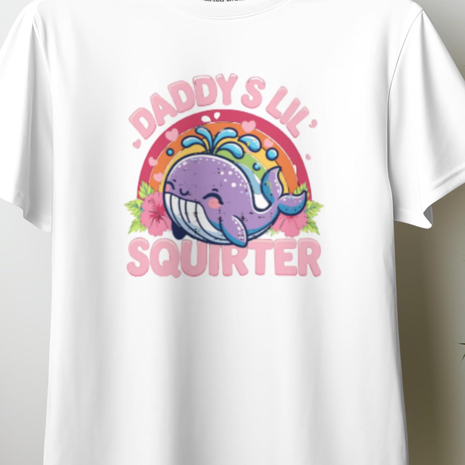 Daddy s Lil Squirter Shirt, Funny Whale T-Shirt, Dad Baby Gift, Dad Life Tee, Father s Day Gift, Funny Whale Shirt7 S
