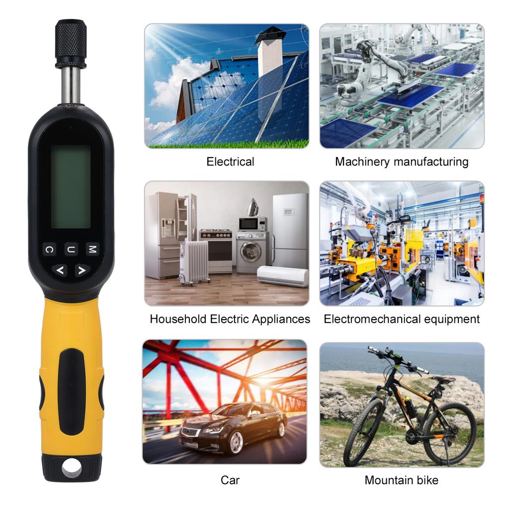 Digital Torque Screwdriver 10.74-106.21 In-lbs/1.2-12N.m 1/4inch /6.35mm Torque Screwdriver Sets
