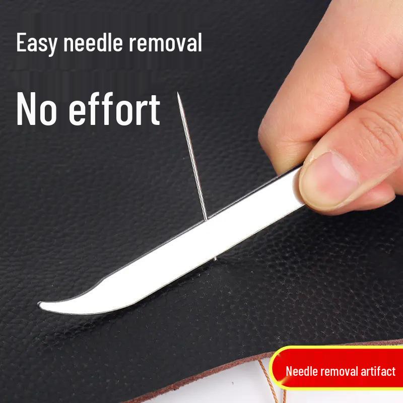 **Handmade Stainless Steel Needle Remover & Holder for Embroidery Insoles - Newcomer 0.45 Exclusive**