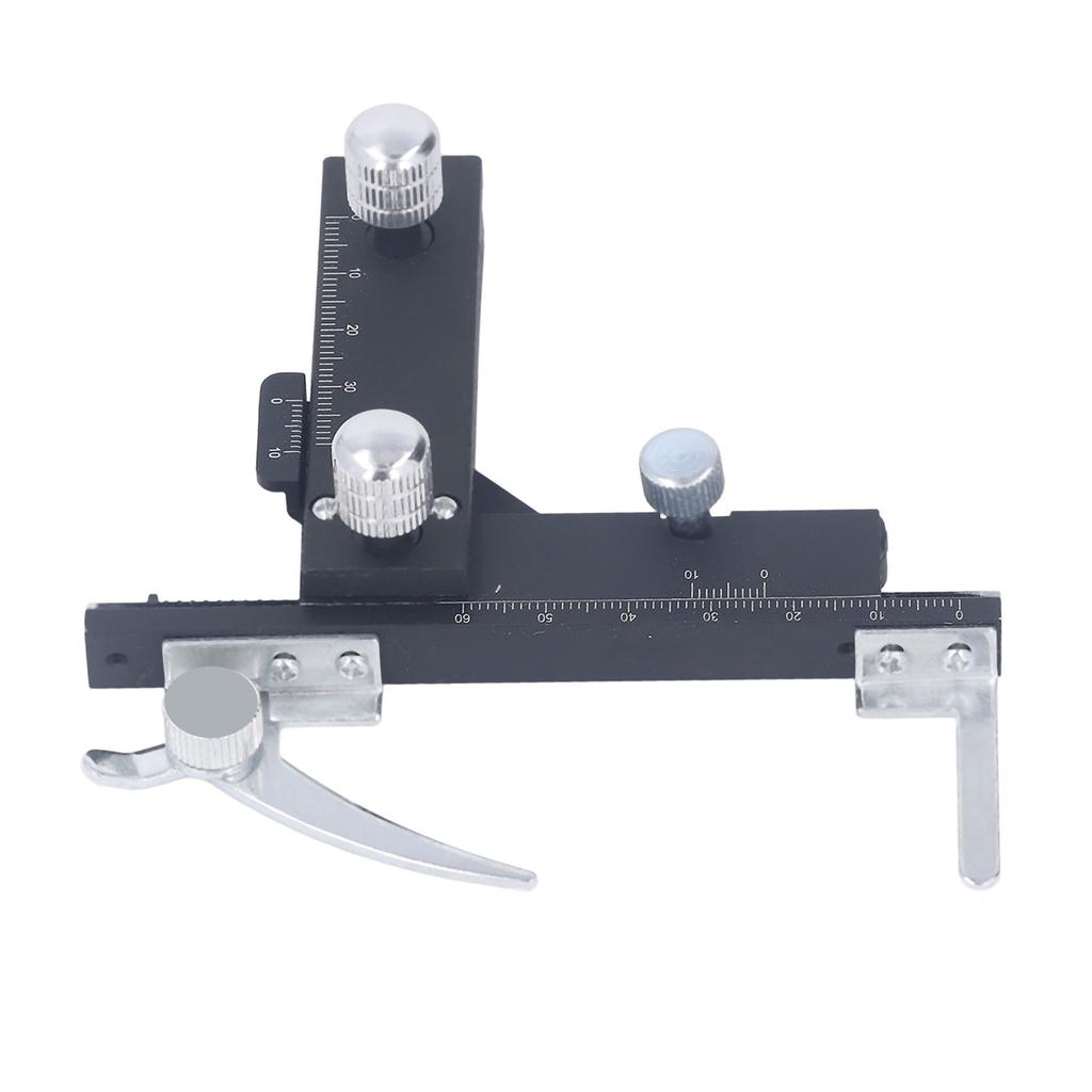 Microscope Movable Caliper Ruler Accessory Professional High Accuracy Mechanical X‑Y Movable Stage with Scale