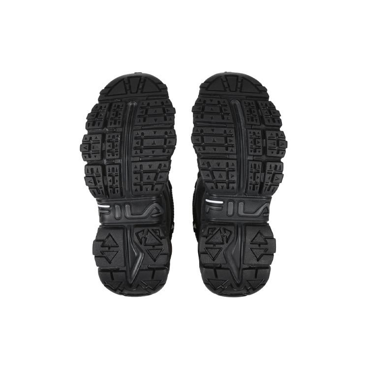 FILA Running MIXRFM Sneakers Fabric Synthetic Leather Sport Comfortable Durable Low Top Casual Shoes Unisex sneakers Black Gray 1JM01248_001