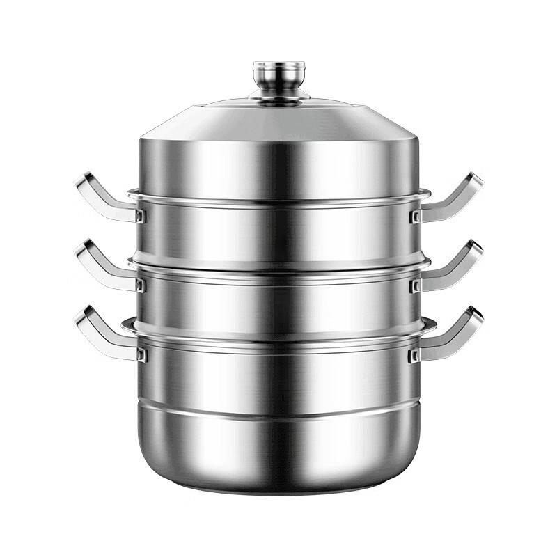 Lilang 304 Stainless Steel 4-Tier Steamer Pot