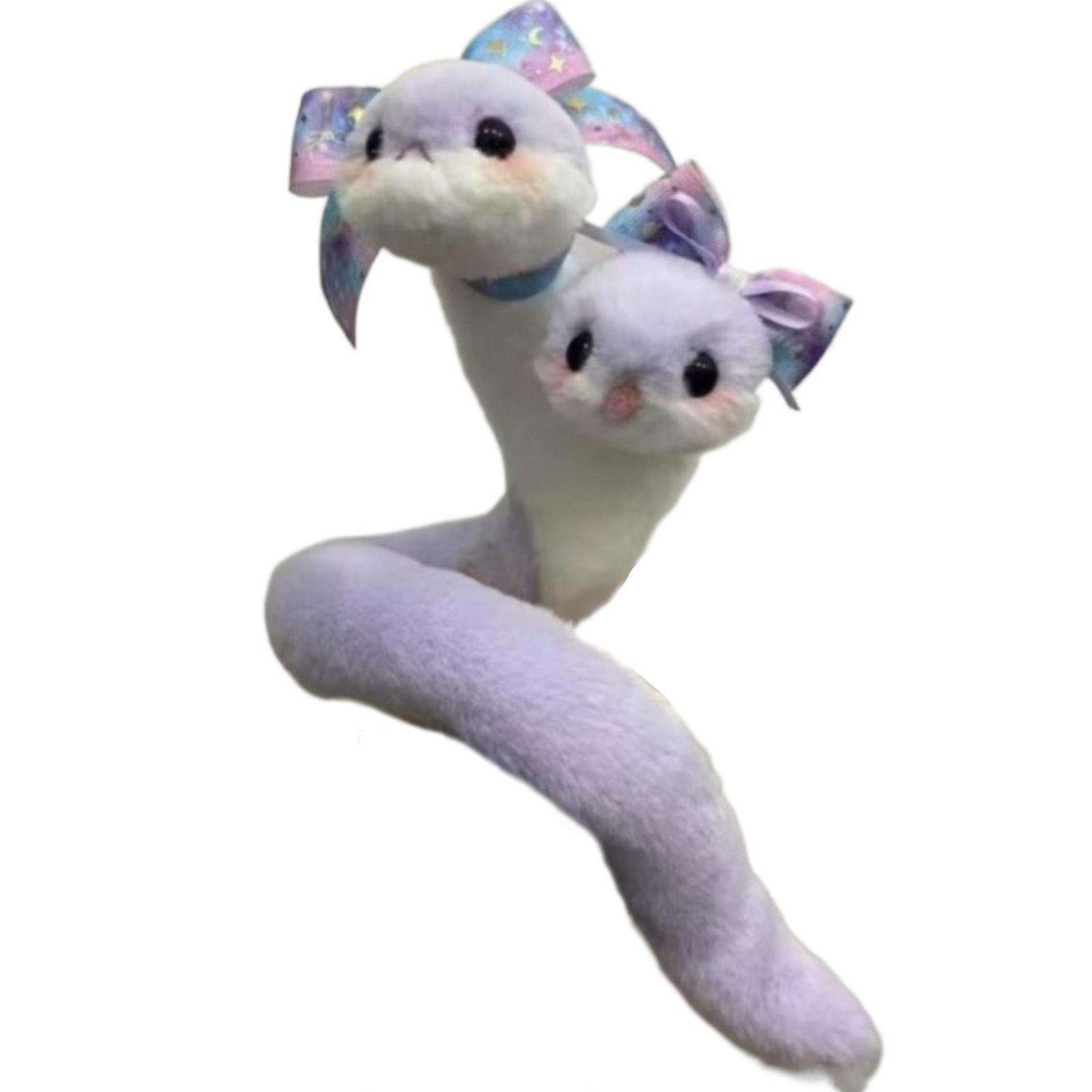 

Swinging Little Snake Plush Toy Doll, Creative Doll Doll, Funny And Cute Mascot One Size фиолетовый