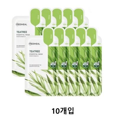 Tea Tree Care Solution Essential Mask EX, 1 Pack, 10 Pieces