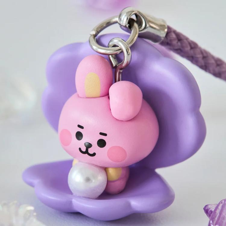 BT21 BABY PEARL Figure Strap (TATA, COOKY, SHOOKY, CHIMMY, MANG, RJ, KOYA) (8 Options)