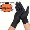 Extra Long & Thick Disposable Nitrile Gloves, Food Grade, Waterproof, Ideal for Dishwashing, Catering, and Household Cleaning.