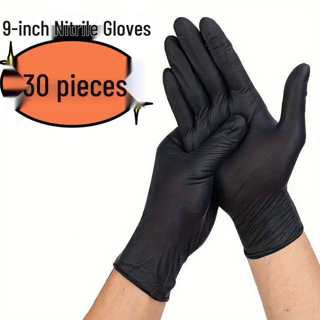 Extra Long & Thick Disposable Nitrile Gloves, Food Grade, Waterproof, Ideal for Dishwashing, Catering, and Household Cleaning.