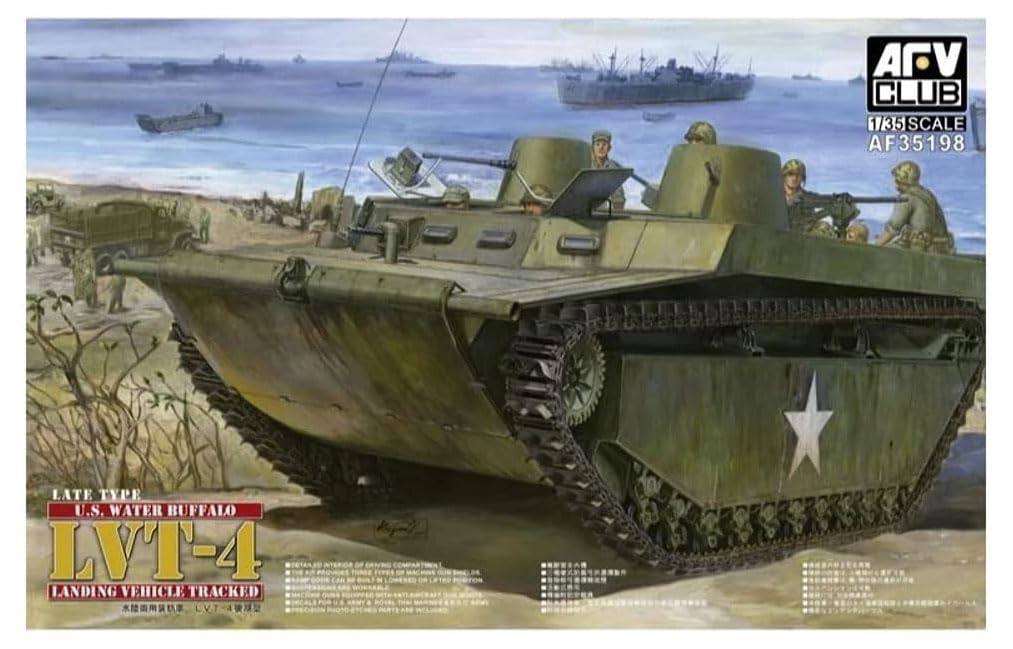 

AFV Club scale Water Buffalo Late Model Plastic Model 1/35 LVT-4