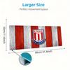 Stoke City F.C Print  Cushion Non-slip Laptop Tablet Big Mousepad XXL Mat Mini PC Playmat With Lock edge