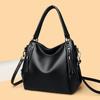 Women's Hobo Bag with Tassel Zippers Stylish Faux Leather Shoulder Bag
