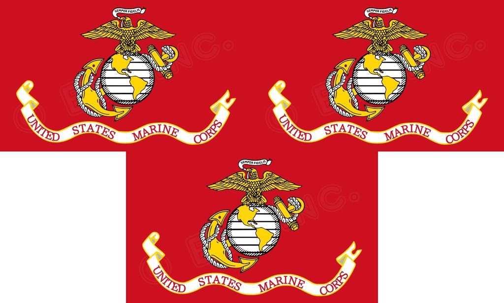 United States Marine Corps Banner Polyester Fabric For Home Use
