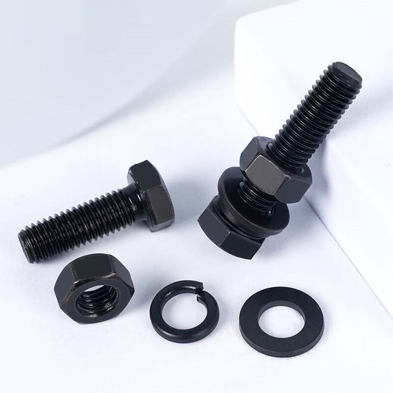Grade 12.9 M16x35 Hex Bolt with Spring and Flat Washers
