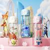 Disney Zootopia Judy And Nick Tritan Kids Water Bottle With Straw For School Use
