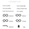 Einfache Blaulichtfilterbrille Myopiebrille Eckige Brille Herren- und Damenbrille Schlankmachende Brille 9841