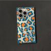 Clear Square Back Tube Case Protection For iPhone 16 ProMax 11 14 Pro Max 13 12 15 Plus Anti-Oxygen,Leopard Pattern Casing