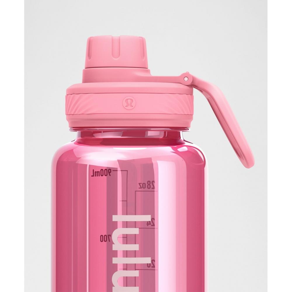 Lululemon Back To Life Clear Bottle 32oz Candy Cloud Pink Pearl