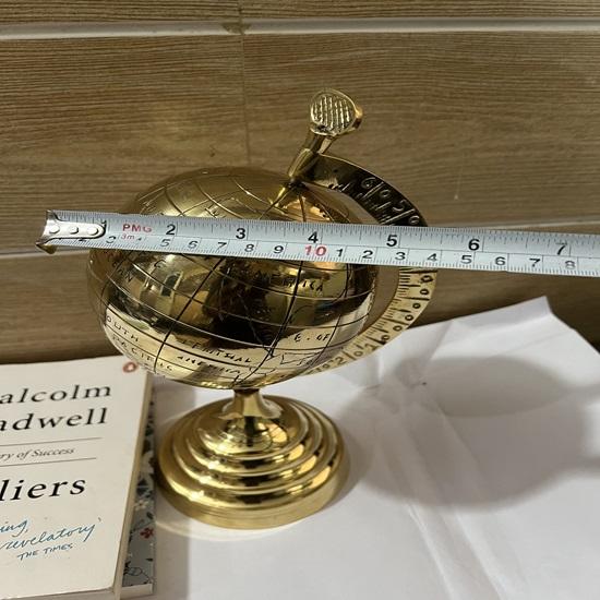 26.67 Cm Nautical Brass World Globe On Stand Rotating Maritime Table Desk Decor Navigation Education Accent Perfect Christmas Birthday Gift