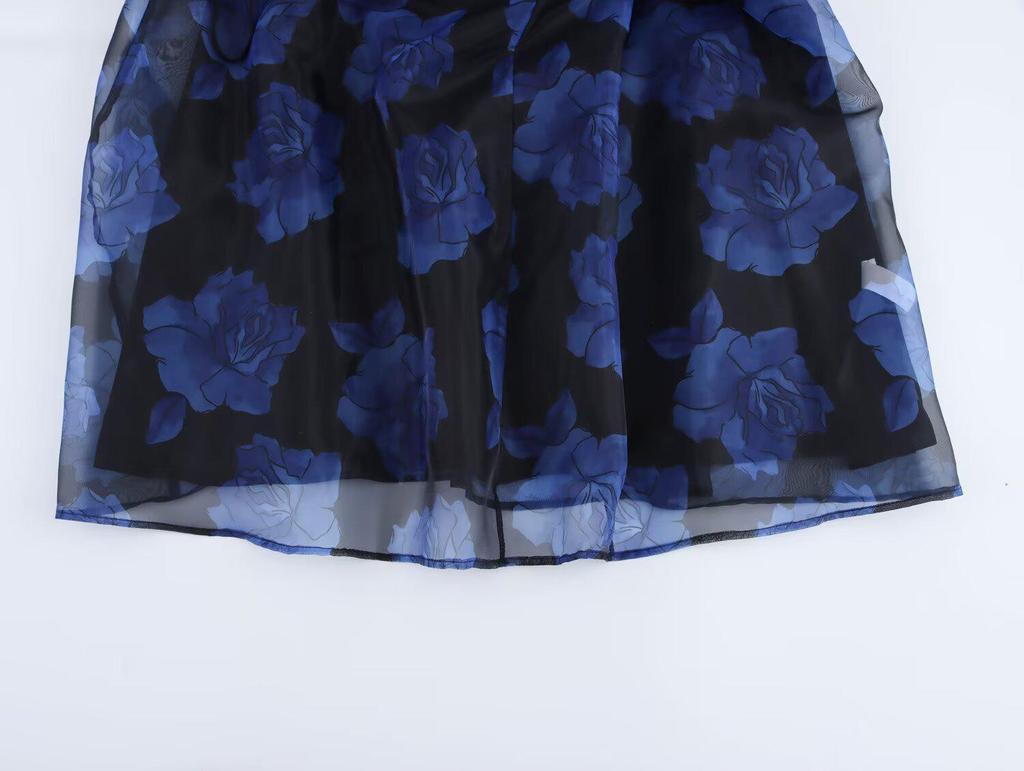 2025 Spring Women's European & American Style Waist-Slimming Spaghetti Strap Dress