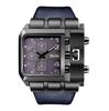 Oulm Men's Large Dial Quartz Watch - Casual Belt with Unique Square Design