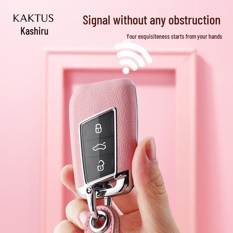 KAKTUS Car Key Case for Volkswagen Magotan, CC, Passat – Protective Cover
