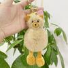 Whimsical Bear Plush Bag Charm Keychain Adorable 18cm Doll For Girls Gifts