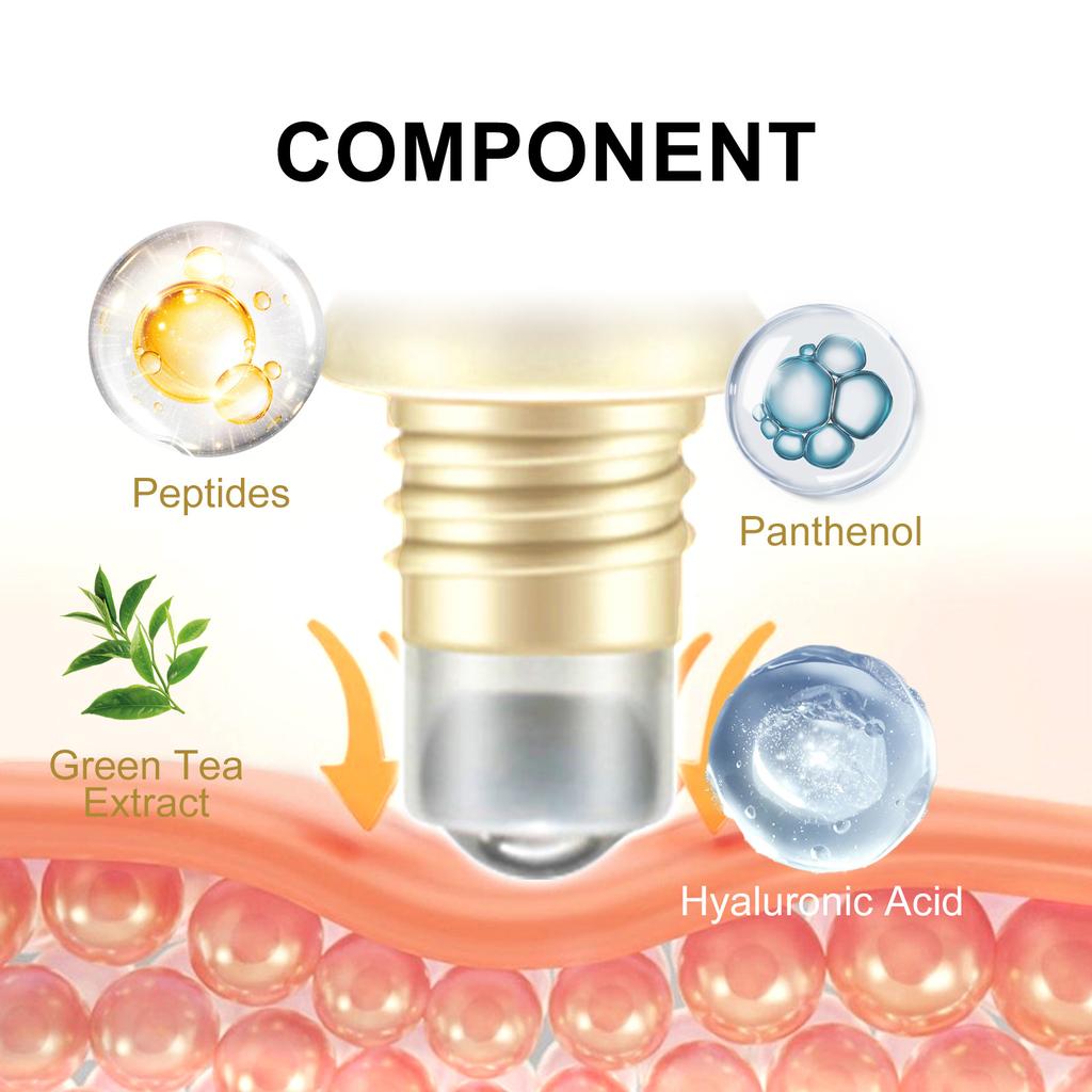 Eye Roller Serum Reduce Fine Lines Wrinkles Dark Circles Firming Skin Care Essence Anti-Aging Treatment