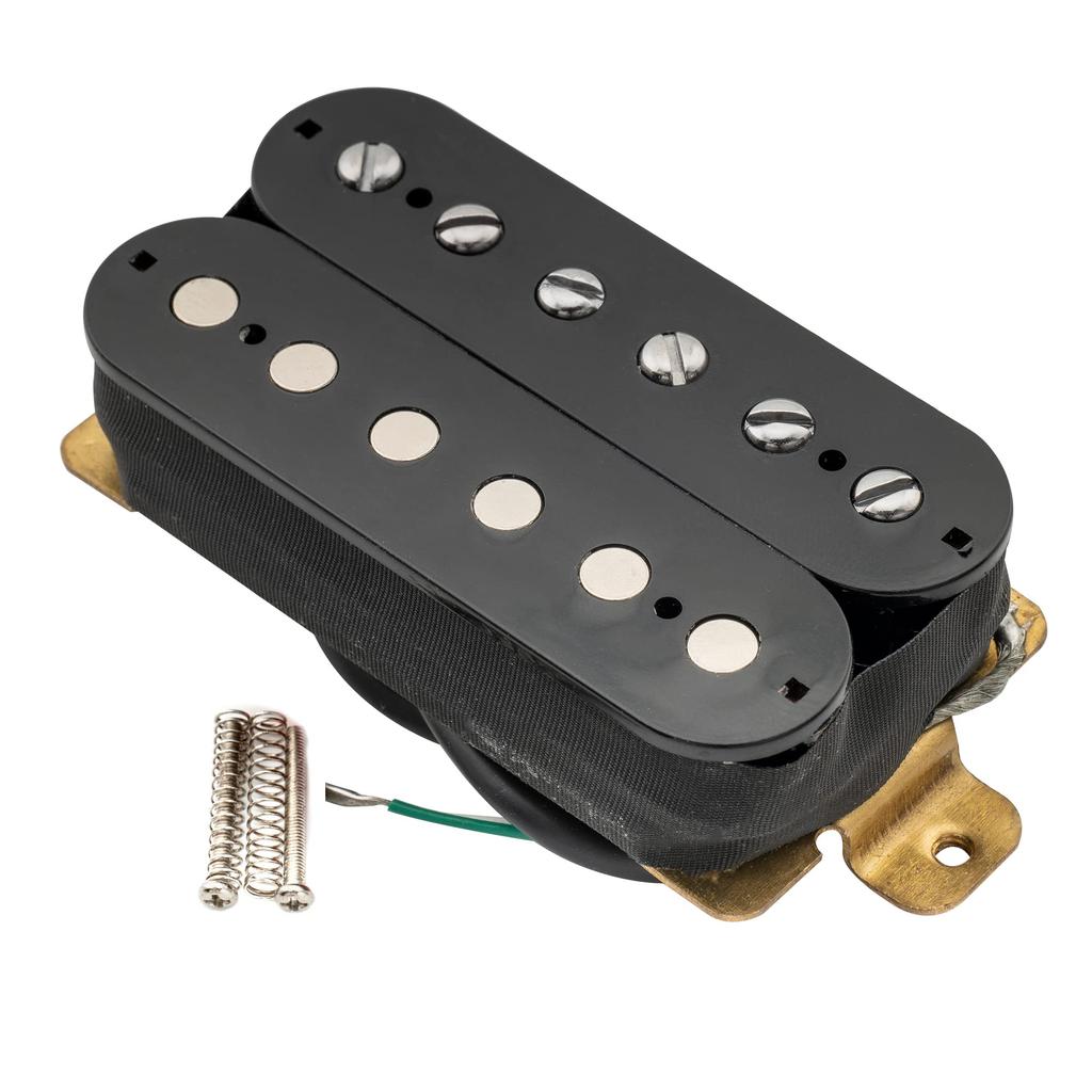 Musiclily Basic 50mm Humbucker Pickup for Electric Guitar Black Neck,