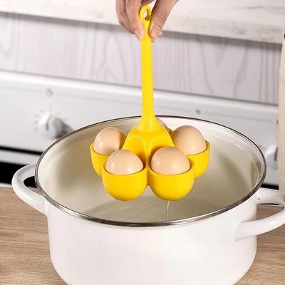 5 Delikli Silikon Yumurta Pişirici Yüksek Sıcaklığa Dayanıklı Buğulanmış Yumurta Tepsisi Gıda Sınıfı Tamamlayıcı Gıda Araçları