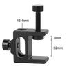A25F-Light Stand Table Clamp Adjustable Fixing Clip Outdoor Camping Lamp Camera Holder Bracket Jaw Bench Vice Protector