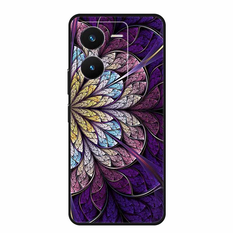 For Vivo IQOO Z8 Case Luxury Soft TPU Silicone Phone Cases for Vivo IQOO Z8X 5G V2314A V2312A Cover Protective Cartoon New Funda