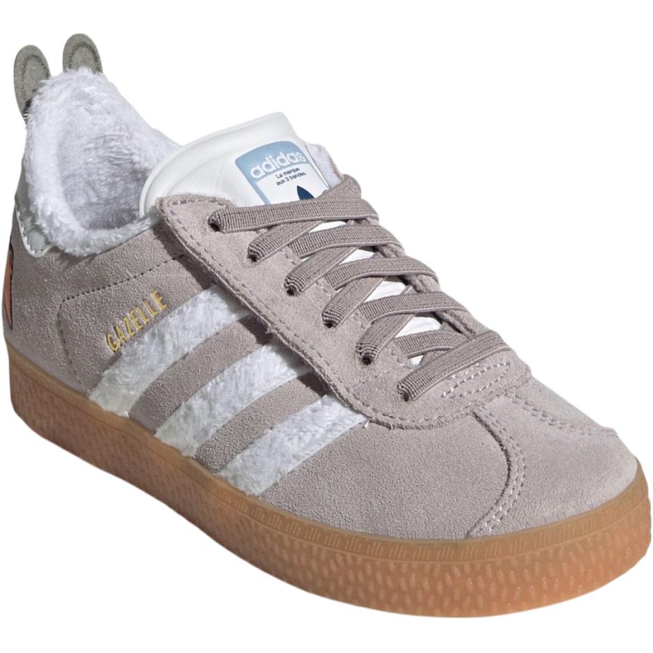 adidas Disney x Gazelle Comfort Closure EL C Judy Hopps Kids Sneakers Grey Cloud-White Gum JQ1345