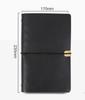 BazingaLife System Memo Business A5 Standard Business Office Office Heavy PU Graduation Brown High-end Planner, Notebook, Pad, Diary, Planner, Type,