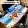 Large Mouse PadTeletubbies Custom Name Text Personalized Desk Mat Non Slip Gaming Pad