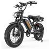 HEADEER BK20 Bicicleta Elétrica para Adultos Bateria 48V20AH Motor 750W Bicicleta Elétrica Carga 150KG Autonomia 80KM Pneus Largos 20 Polegadas E-Mountain Bike para Off-Road