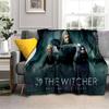 Coperta con Stampa 3D di Lupo Gioco W-Witcher Coperte da Divano per Letti Morbida Calda Coperta Plaid Lupi che Corrono Coperta da Lancio Coperta in Flanella