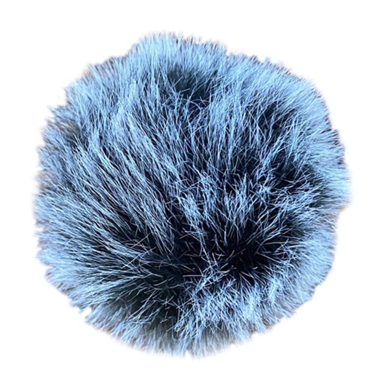 

Outdoor Microphone Furry Windscreen Muff Microphone Furs Wind Cover for RODE 2GO Wireless Lavalier Microphone Windscreen 1 чорний/білий