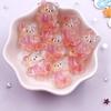 12Pcs Resin Colorful Kawaii Swan Dinosaur Cat Rabbit Butterfly Bear Figurines Flatback Rhinestone DIY Bow Decor Scrapbook Crafts