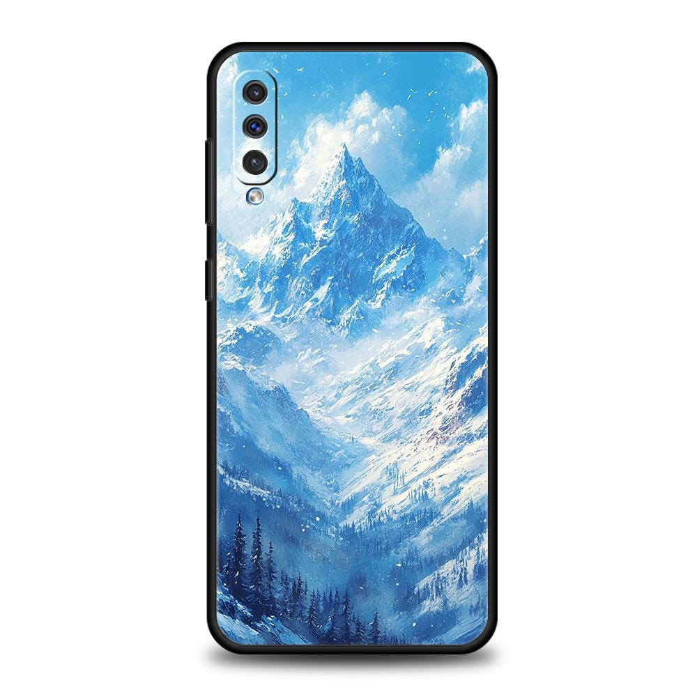 Landscape Winter Light Snow Case For Samsung A56 A36 A26 A24 A16 A14 A12 A32 A50 A70 A20E A22 A40 A34 A54 A42 A52 5G A06 Cover